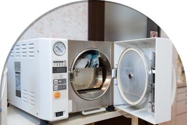 01 器具交換と滅菌管理による清潔な診療環境